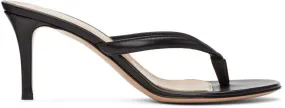 Gianvito Rossi Black Calypso 70 Heeled Sandals