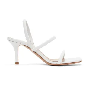 Gianvito Rossi White Vernice 70 Heeled Sandals
