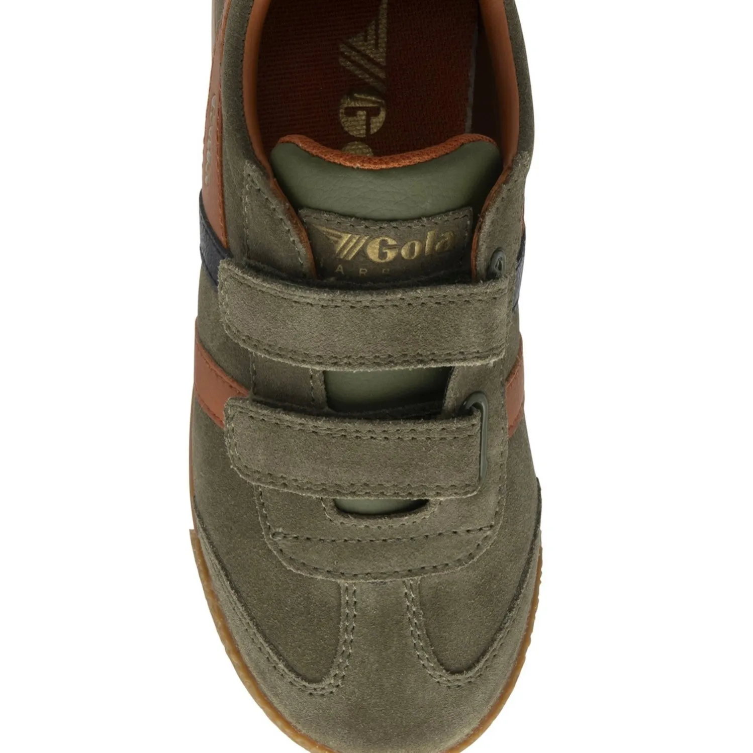 Gola Harrier strap Khaki/ Moody Orange/ Black