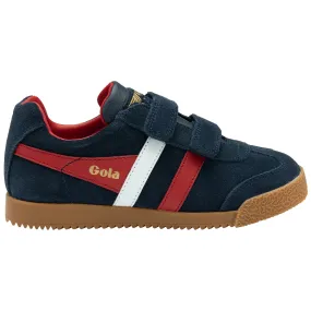 Gola Harrier Strap Navy/Deep Red/White