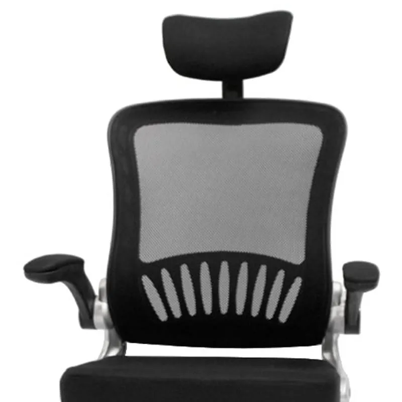 High-Back Adjustable Height Mesh Office Chair With Headrest 8833H Black