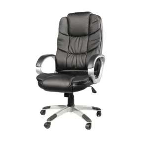 High Back Pu Leather Ergonomic Office Chair 8890H Black