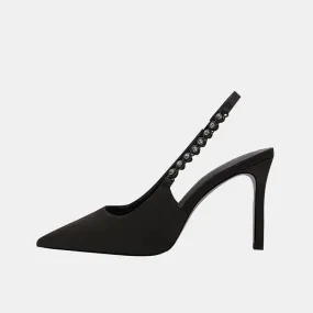 Hosta Rhinestone Chain Stiletto Pumps