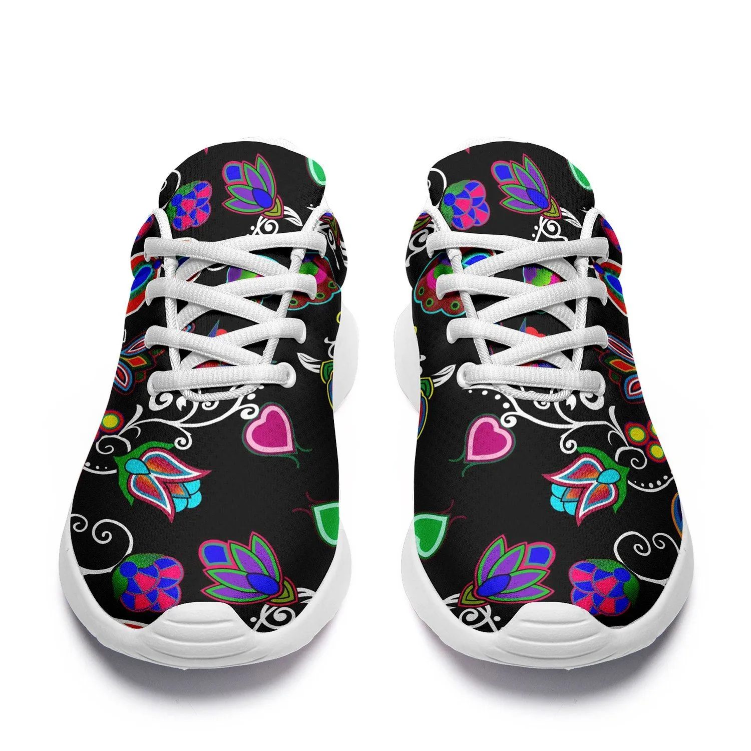 Indigenous Paisley Black Ikkaayi Sport Sneakers