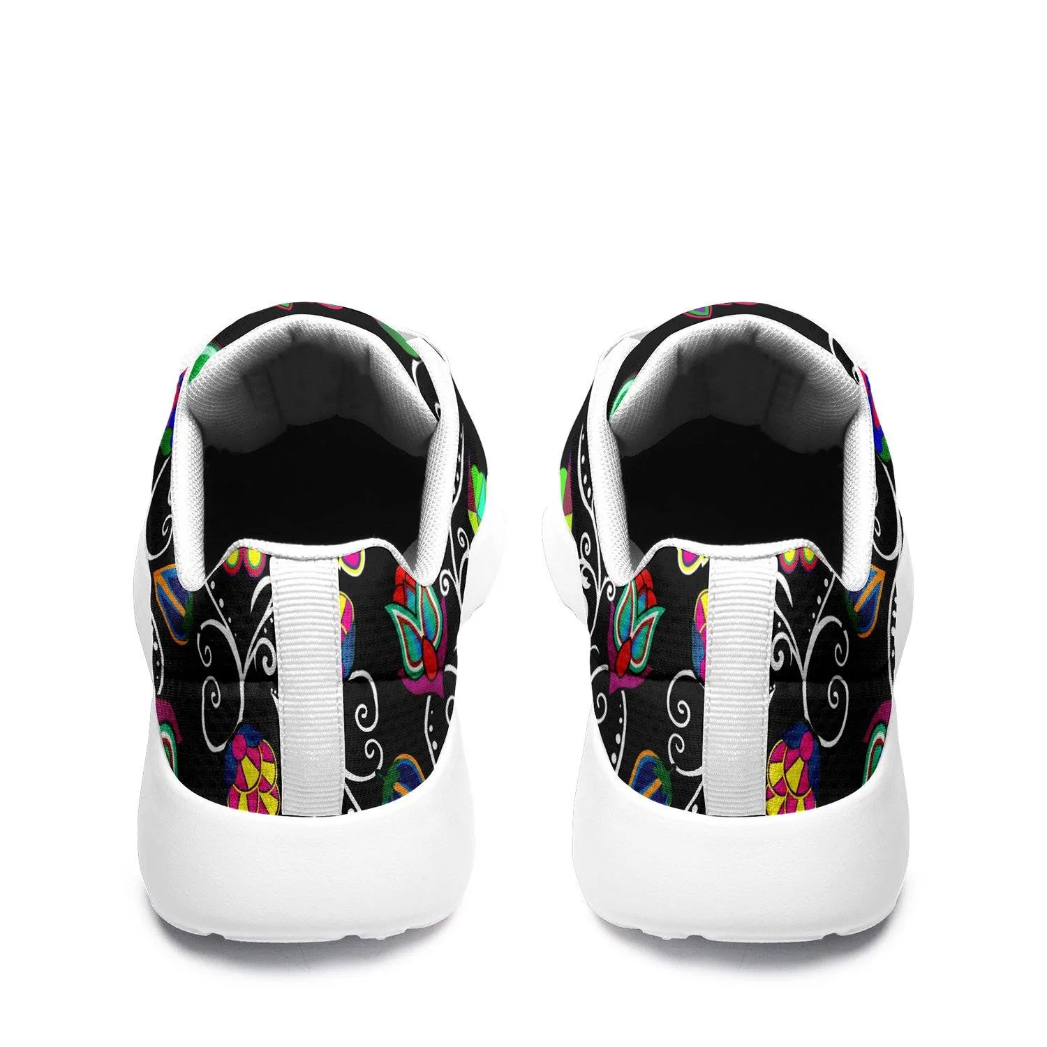 Indigenous Paisley Black Ikkaayi Sport Sneakers