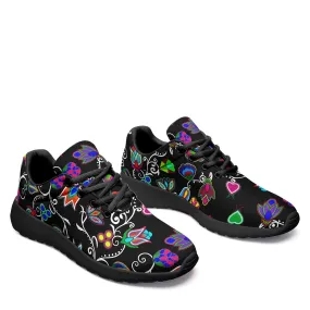 Indigenous Paisley Black Ikkaayi Sport Sneakers