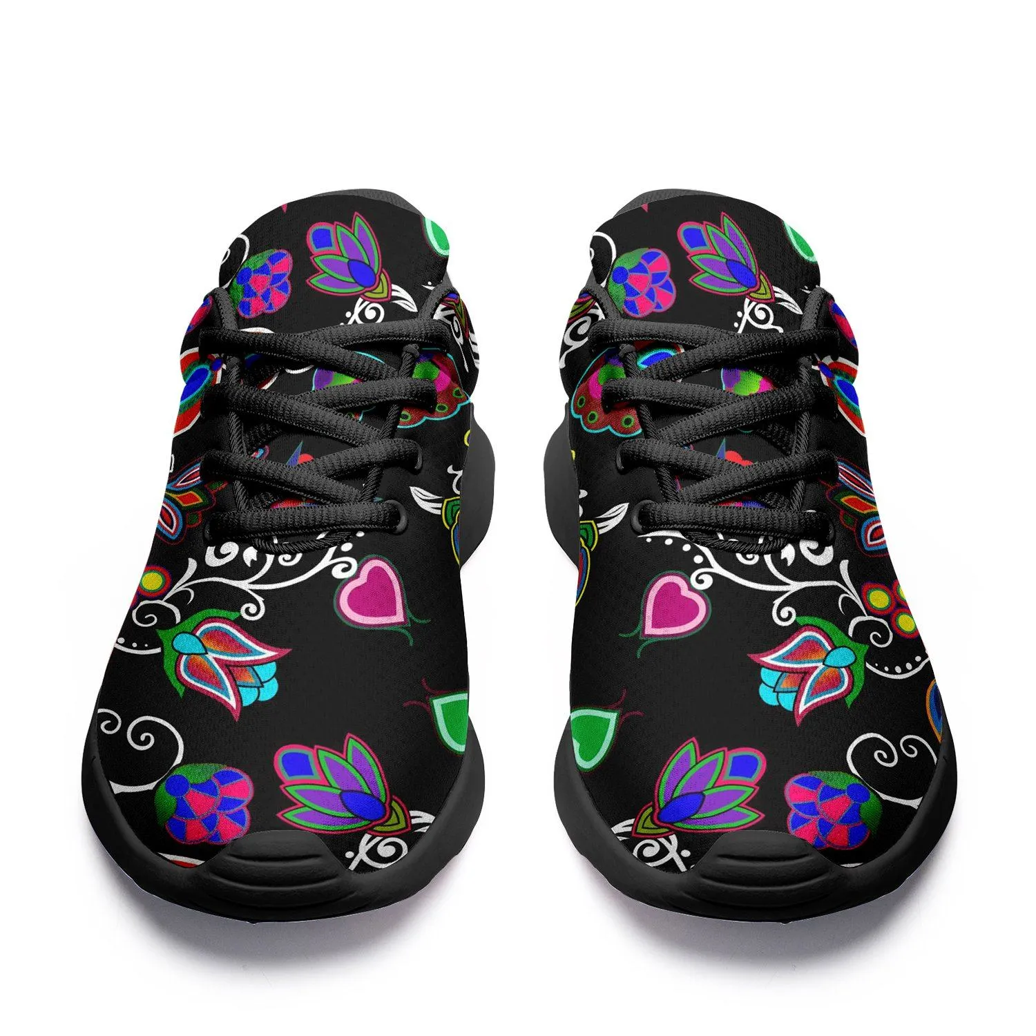 Indigenous Paisley Black Ikkaayi Sport Sneakers