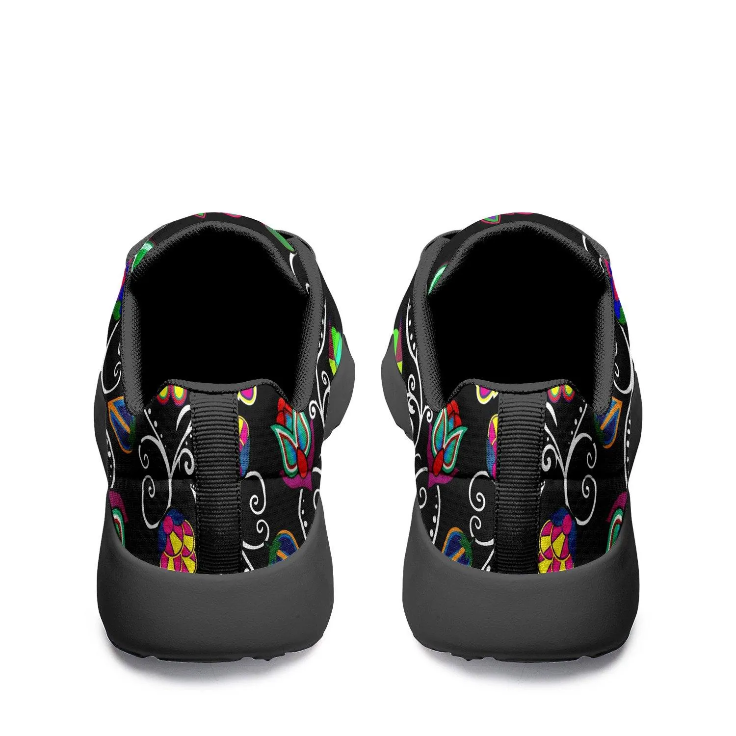 Indigenous Paisley Black Ikkaayi Sport Sneakers