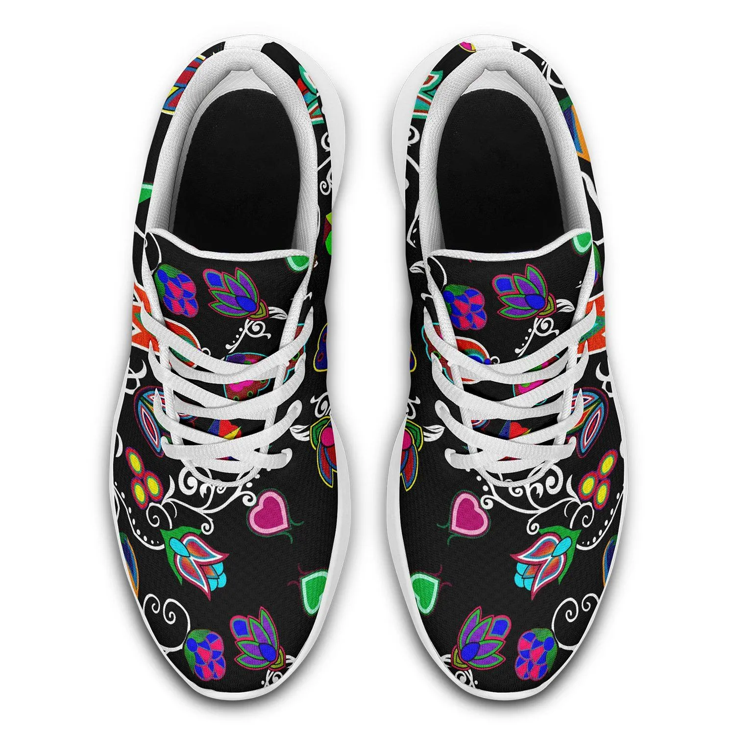 Indigenous Paisley Black Ikkaayi Sport Sneakers