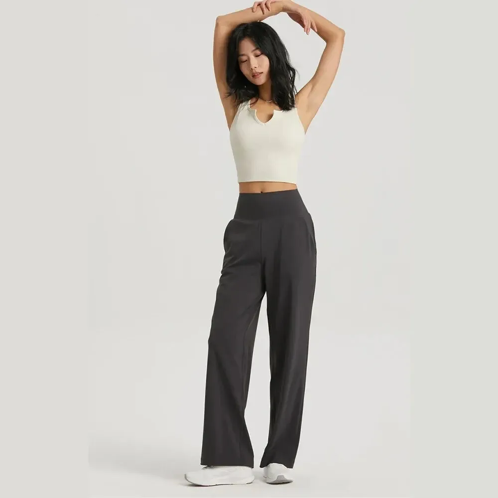 Ivyshape | Casual Wide Yoga Pants for Women