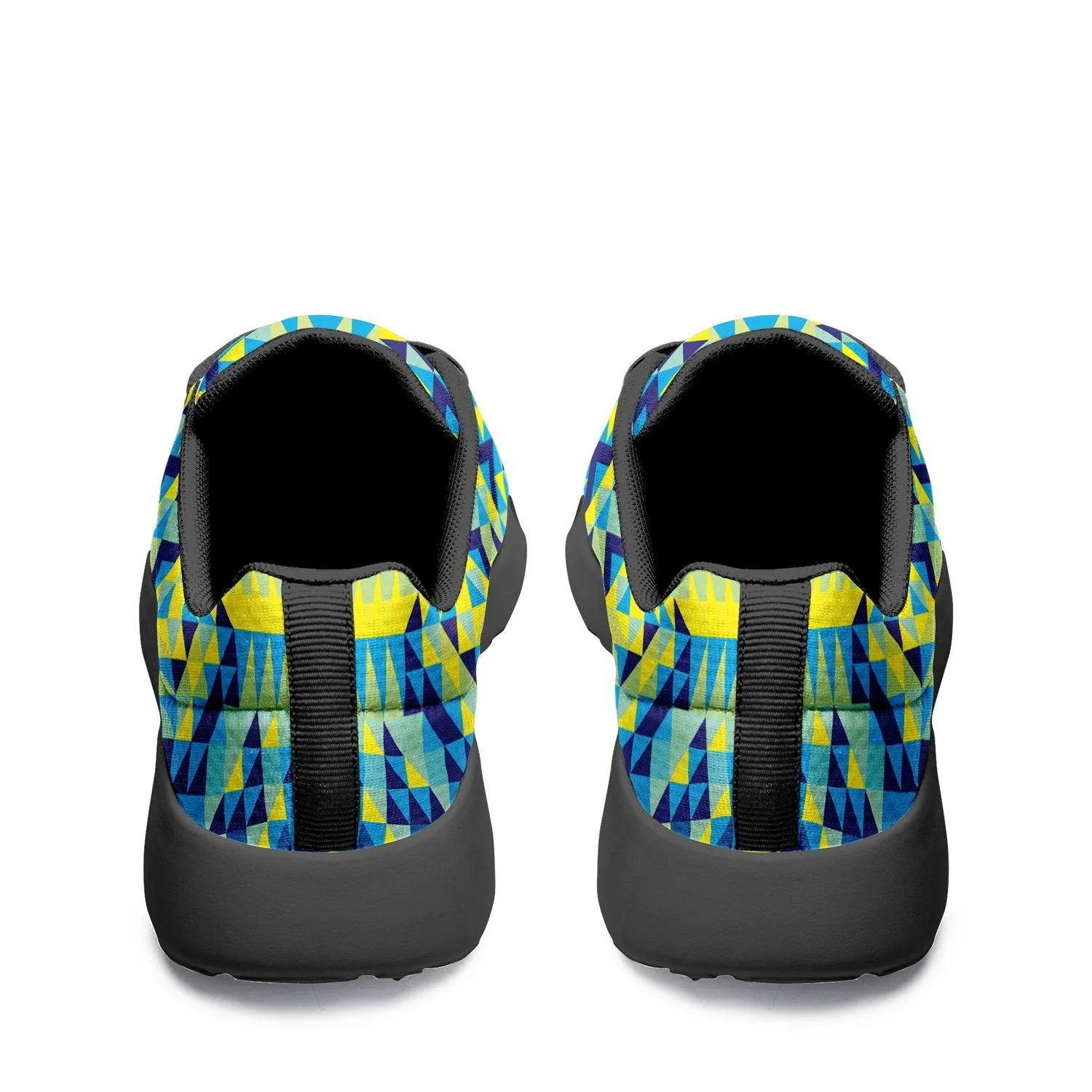 Kaleidoscope Jaune Bleu Ikkaayi Sport Sneakers