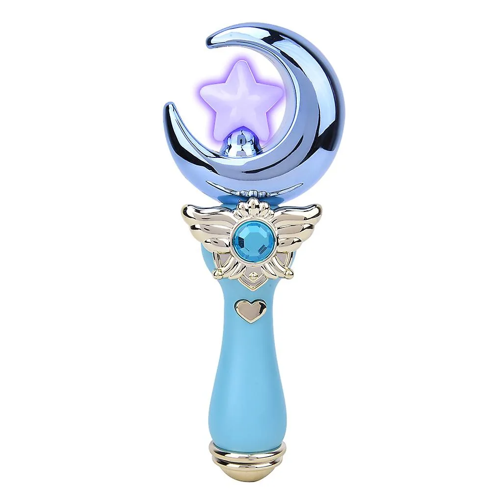 Magical Light-Up Fairy Wand for Kids Handheld Musical Pretend Play Toy (Star)