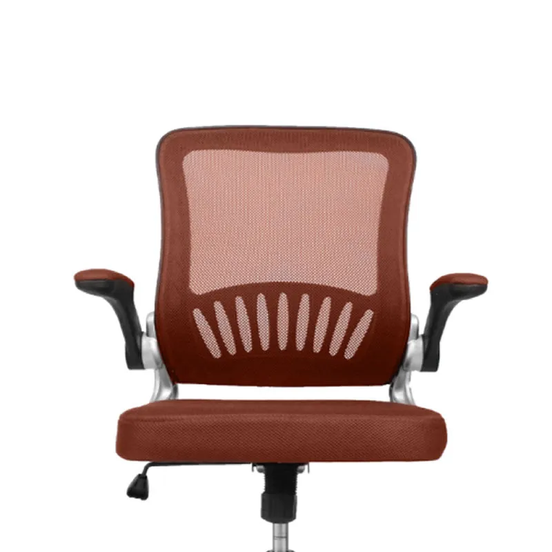 Medium-Back Adjustable Height Mesh Office Chair 8833L Brown
