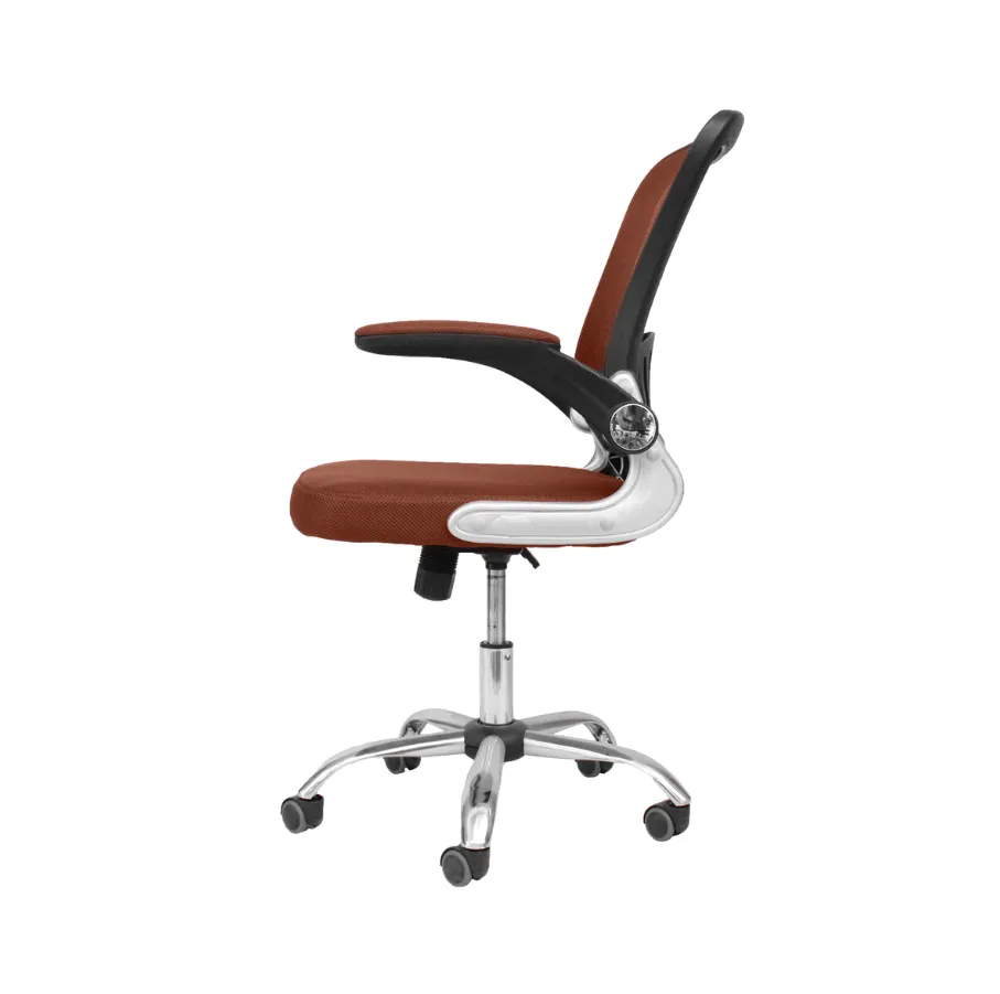 Medium-Back Adjustable Height Mesh Office Chair 8833L Brown