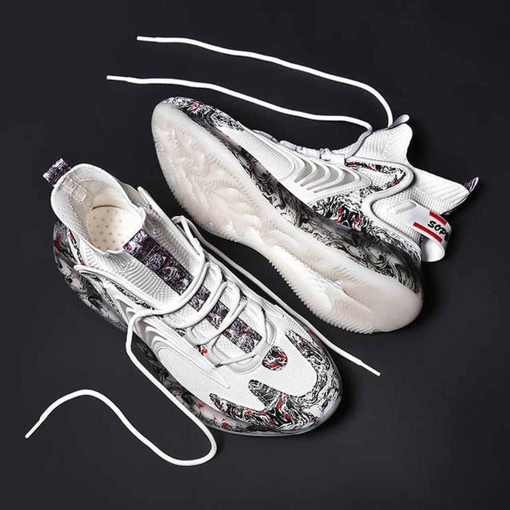 Men Casual Trainer Race Breathable Loafers Running Shoes
