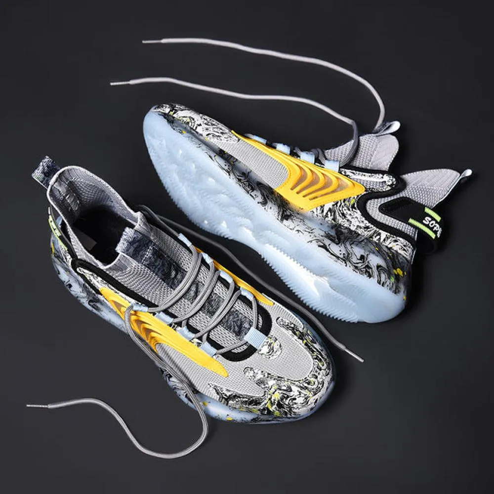 Men Casual Trainer Race Breathable Loafers Running Shoes