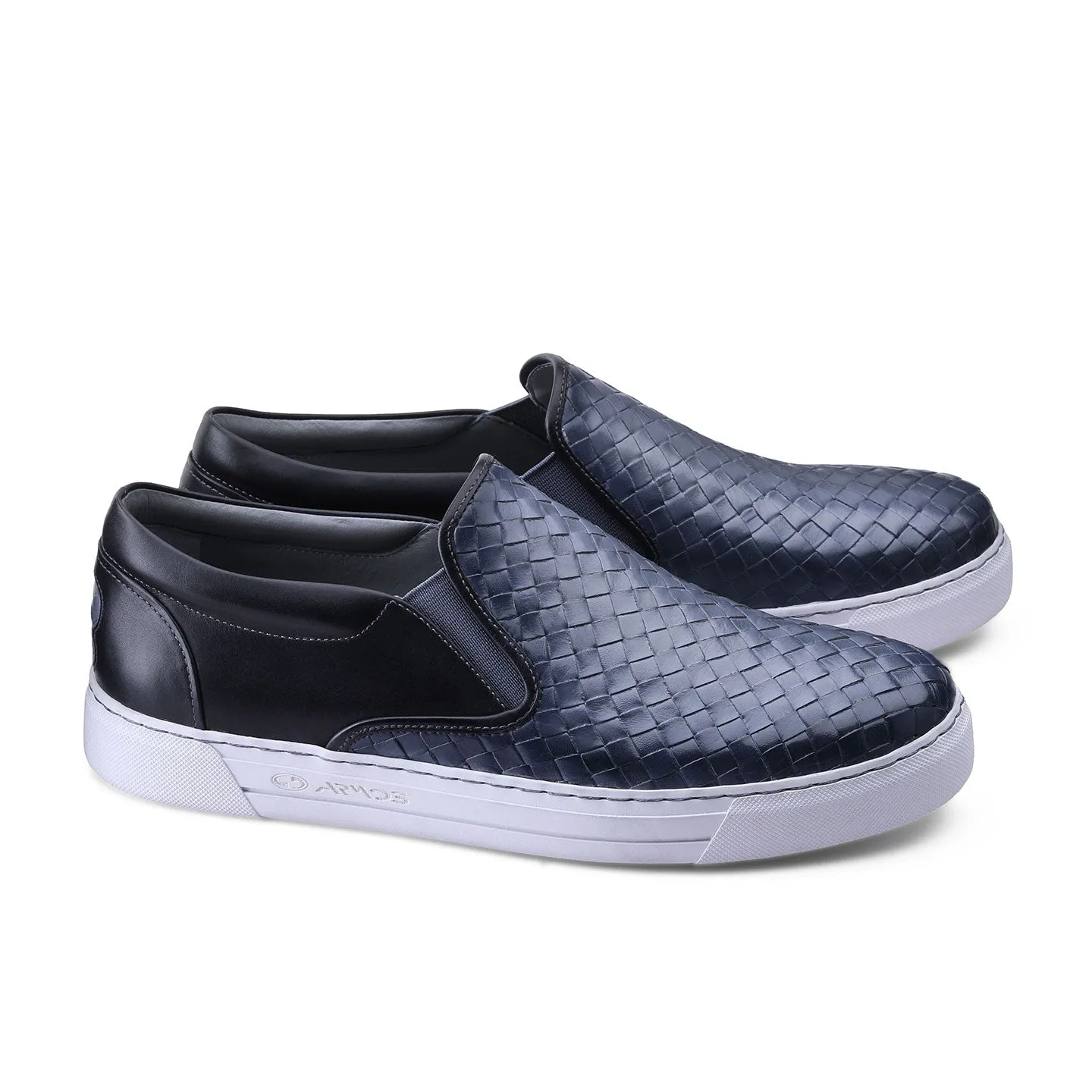 Men’s Black & Gray Slip-On Sneaker