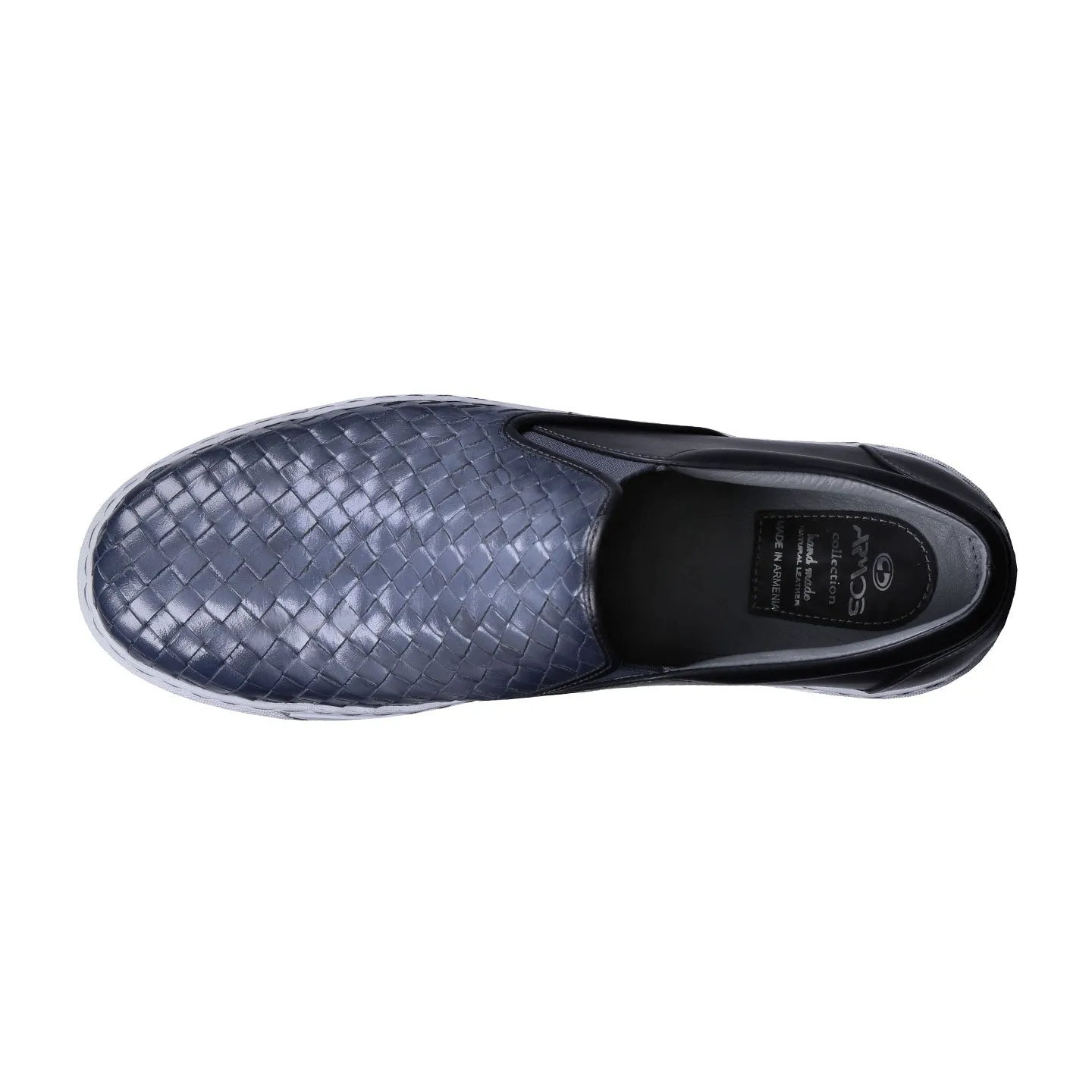 Men’s Black & Gray Slip-On Sneaker