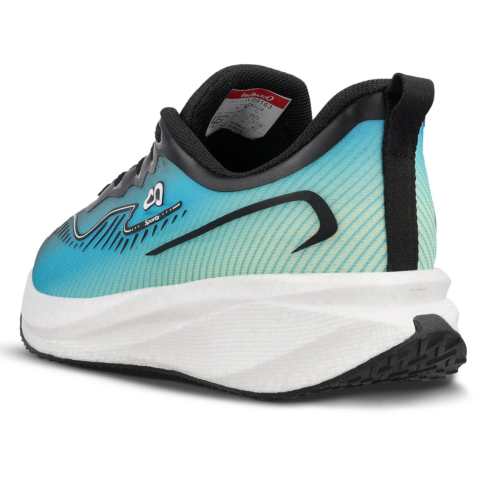 Men's Lace-up Sports Shoe - WS9163 Blue Green