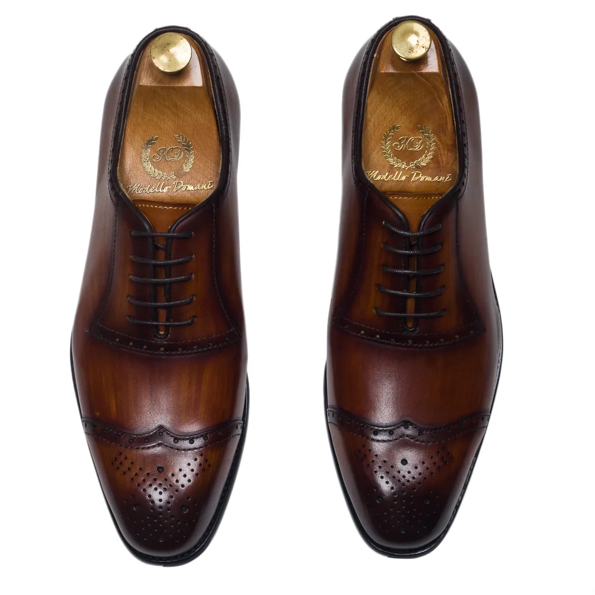 Milano Patina Leather Brogues (Patina Tan - Limited Edition)