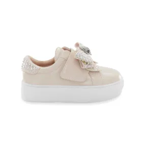 Mini Laney Bow Sneaker - Little Kid Bone