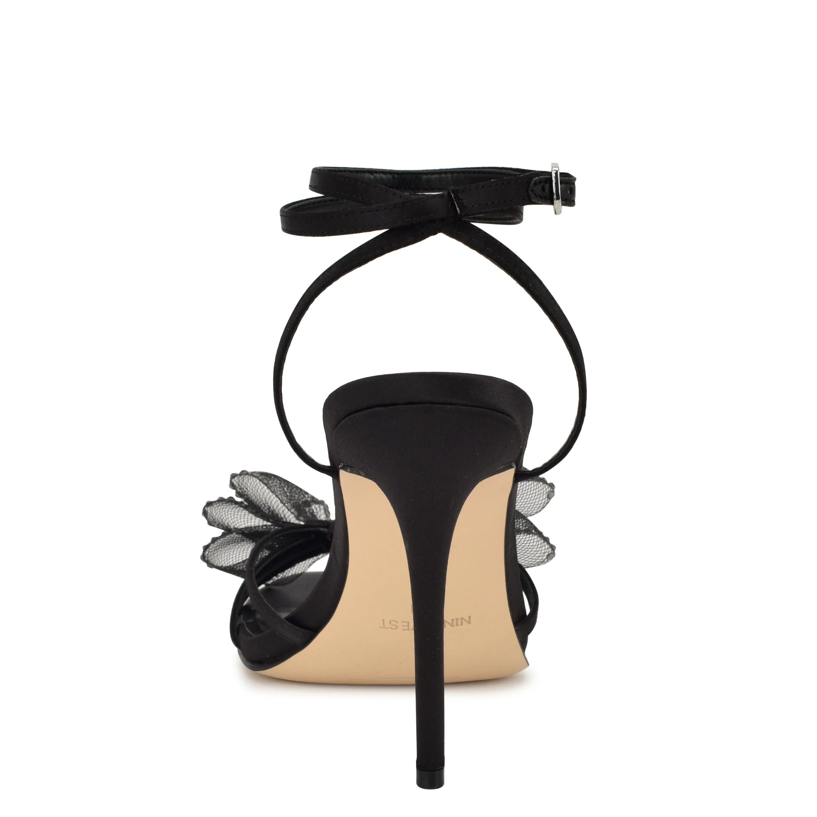 Minky Bow Heeled Sandals