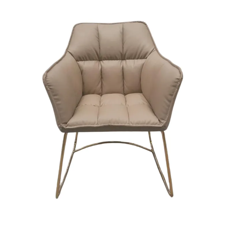 Modern Comfortable Nordic Leather Office Chair Y2806S Beige