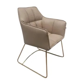 Modern Comfortable Nordic Leather Office Chair Y2806S Beige