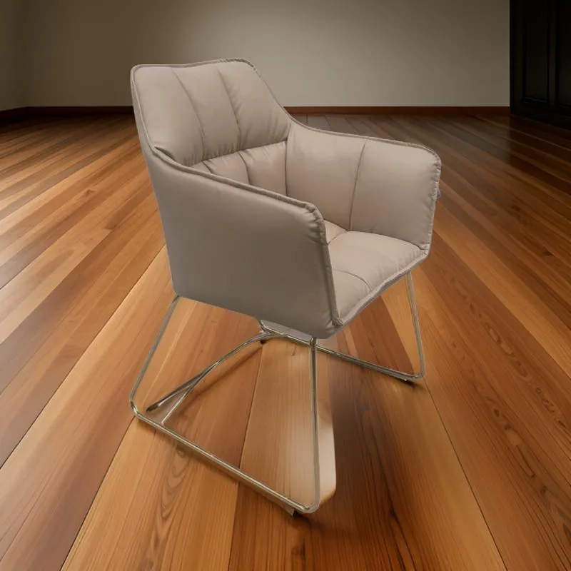 Modern Comfortable Nordic Leather Office Chair Y2806S Beige