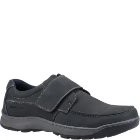 Navy Nubuck Casper Touch Fastening Shoes