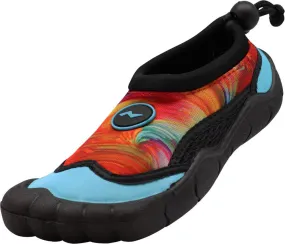 NORTY Girls 11-4 Teal Tie Dye Watershoe 38790K
