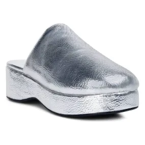 Platform Slip On Mules