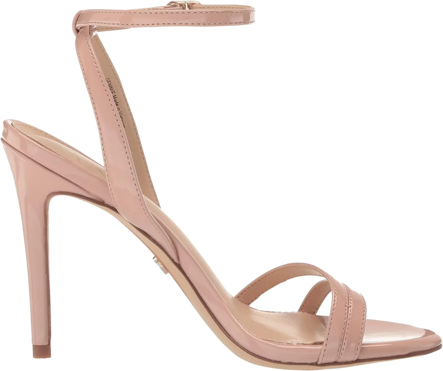Sam Edelman Gemmie Sunrise Blush Ankle Strap Stiletto Heeled Fashion Sandals