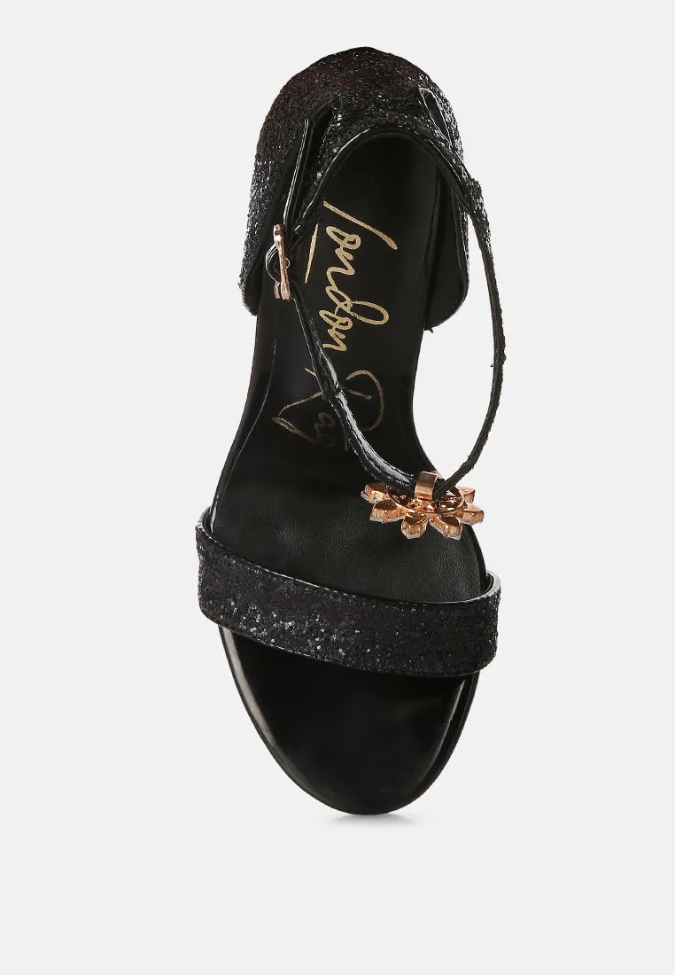 Straight fire high heel glitter stilettos