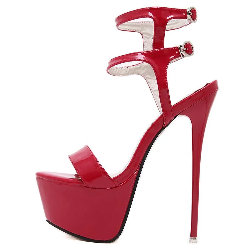 Super High Heel Sandals Waterproof Platform Nightclub Sexy High Heels
