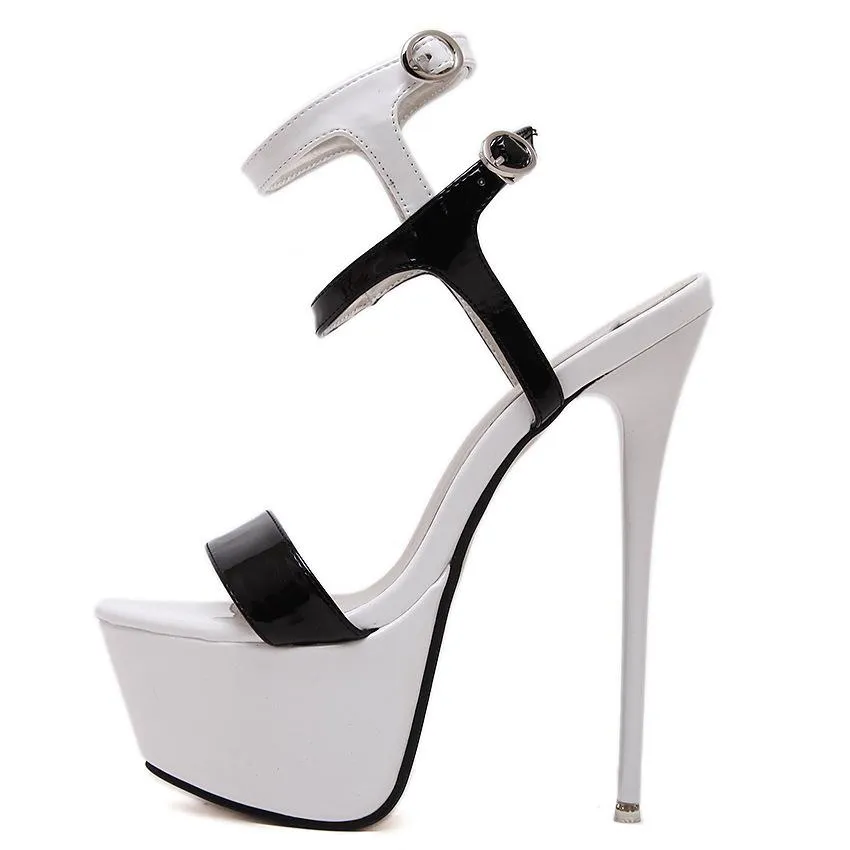 Super High Heel Sandals Waterproof Platform Nightclub Sexy High Heels