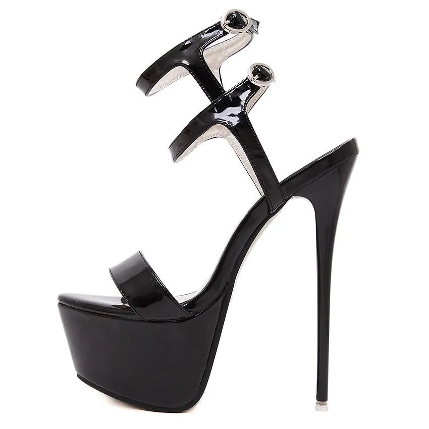 Super High Heel Sandals Waterproof Platform Nightclub Sexy High Heels