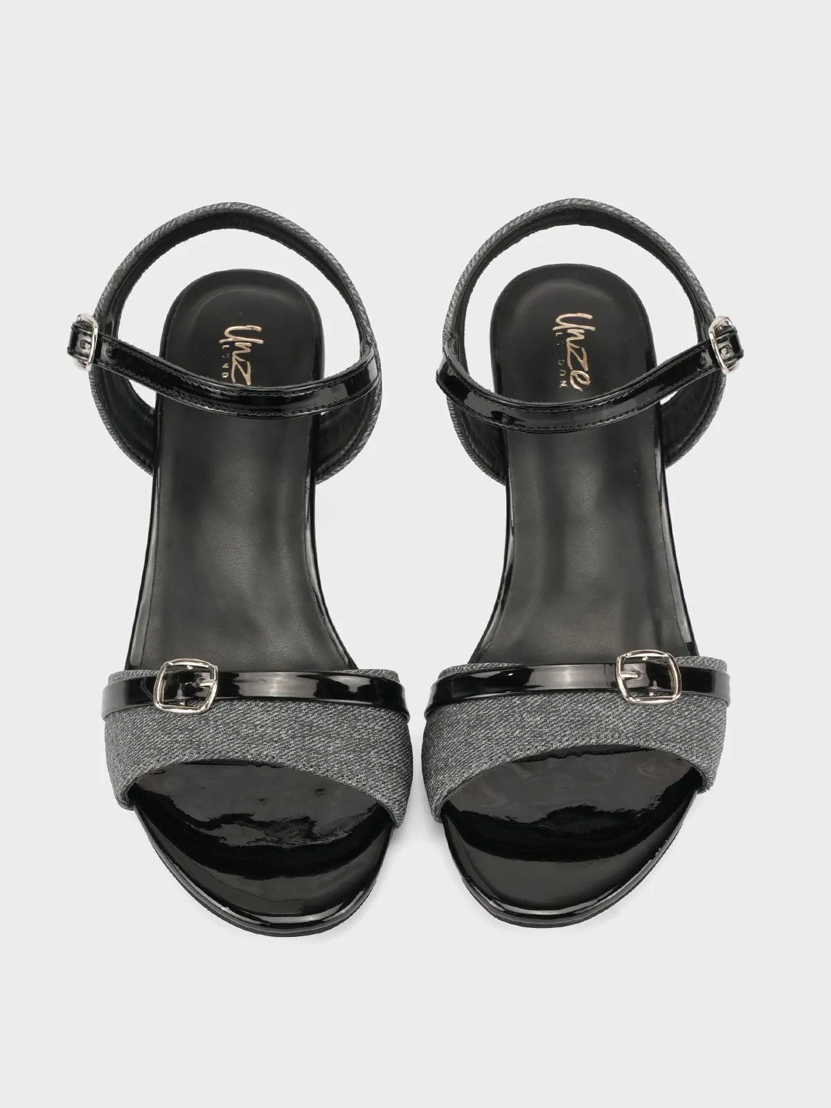Women "BLAINE" Decorated Heel Sandals