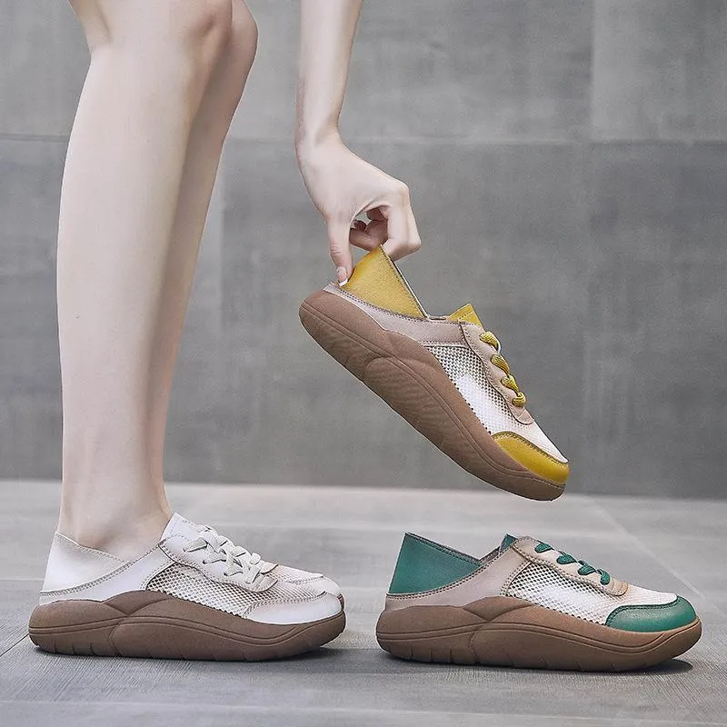 Women's Casual Thick Sole Soft Non-slip Breathable Sneakers